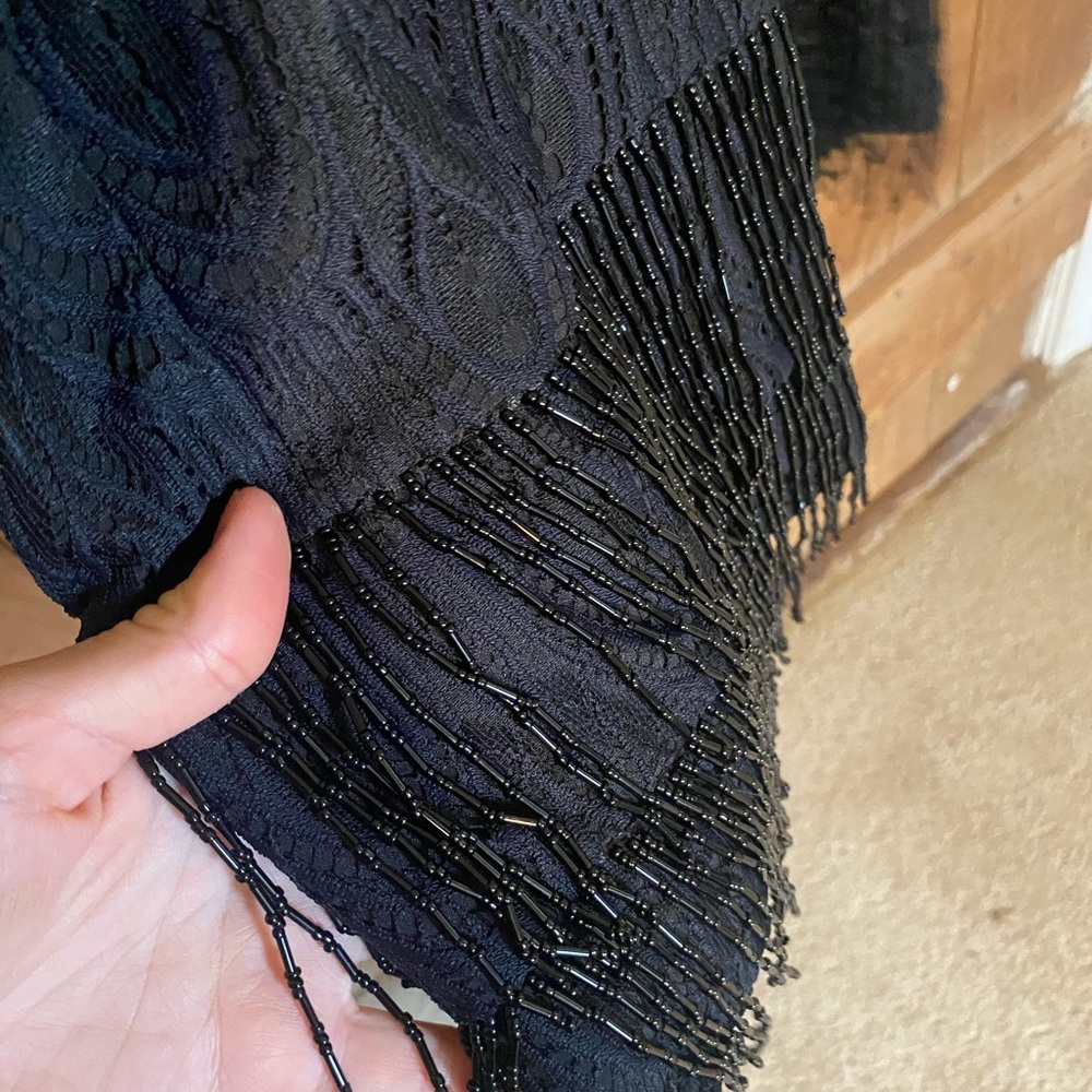 Lilly Pulitzer Murray flapper beaded dress onyx black - Picture 4 of 6